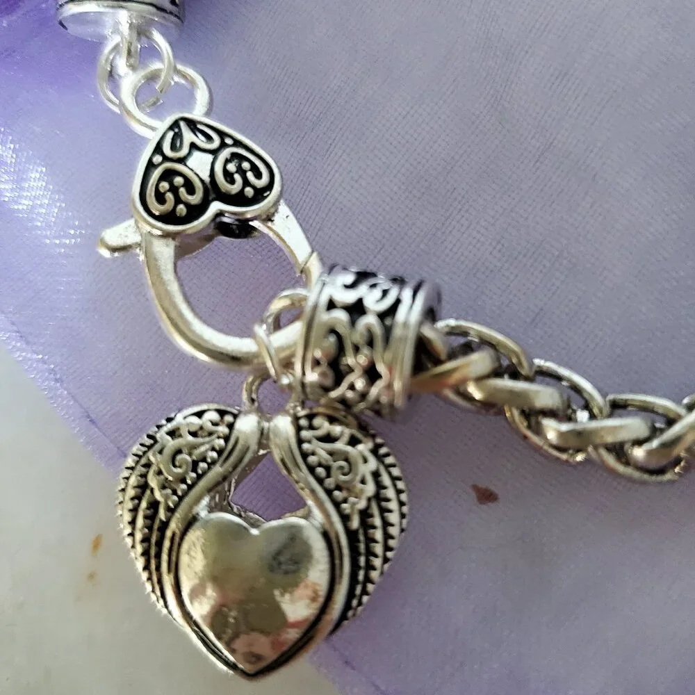 Brighton Puffed Heart Bracelet - Wing New Condition - Picture 2 of 4